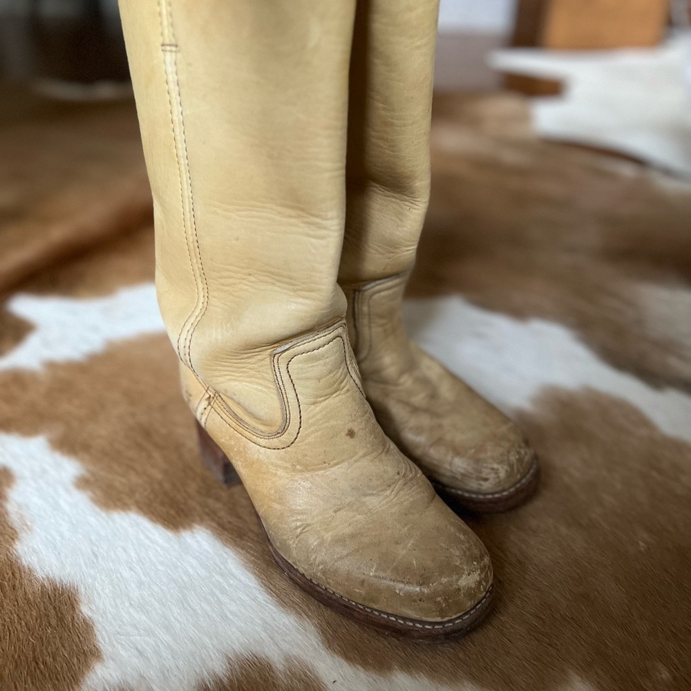 Well-love vintage Frye campus boots